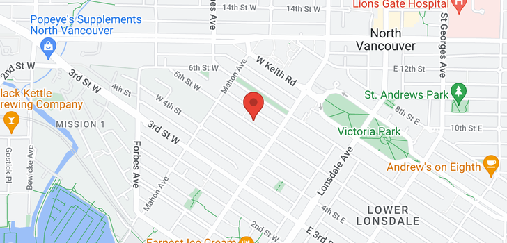 map of 232-234 W 5TH STREET